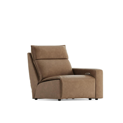 Modular Two Right Arm Facing Power Recliner - Saddle