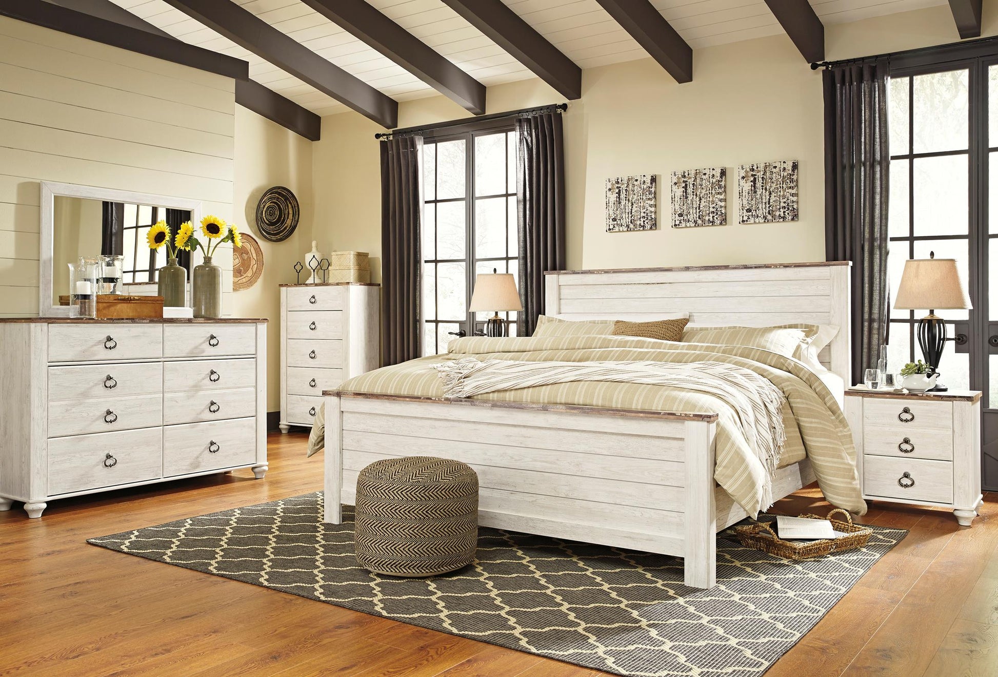 Willowton 3-Piece Panel Bedroom Set