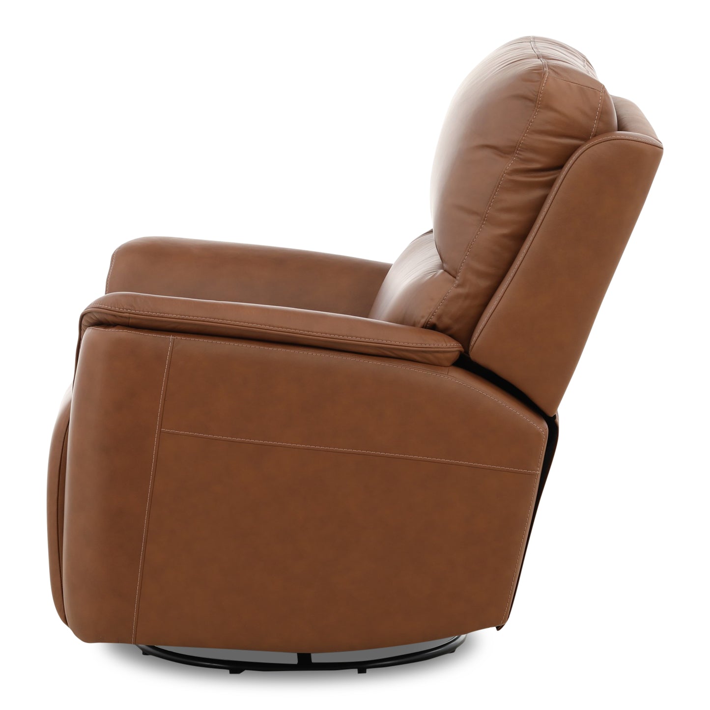 Karson Leather Power Swivel Glider Recliner