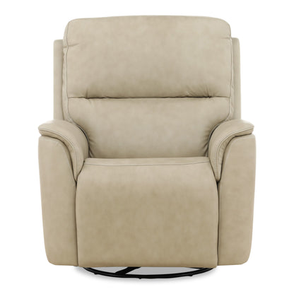 Flexsteel Karson Leather Power Swivel Glider Recliner