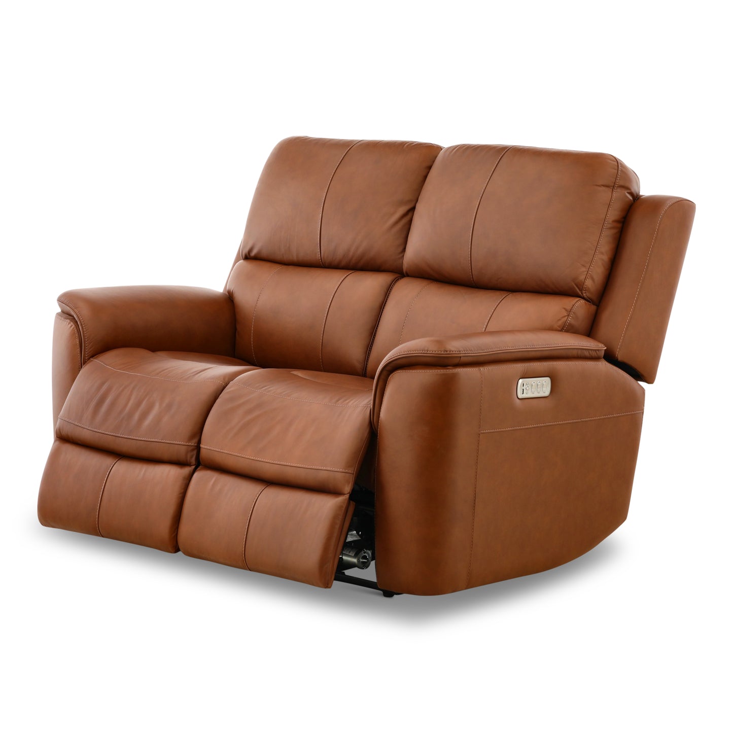 Flexsteel Karson Leather Power Reclining Loveseat