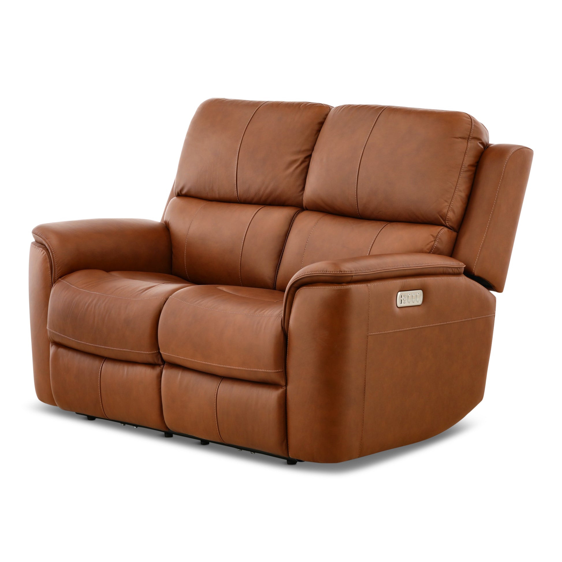 Flexsteel Karson Leather Power Reclining Loveseat