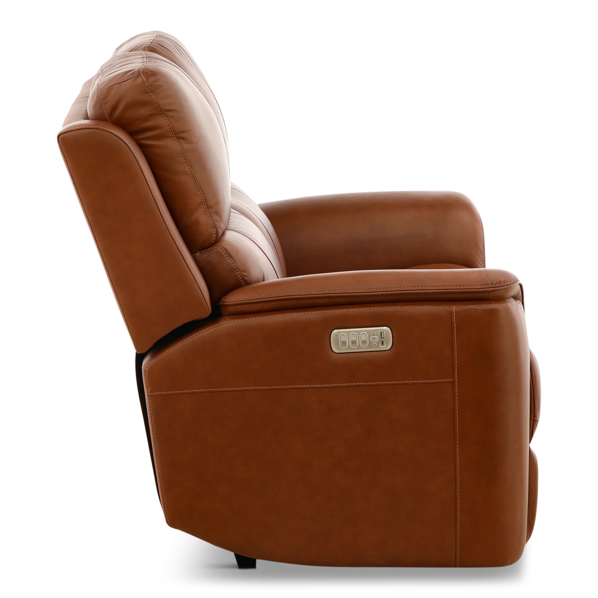 Flexsteel Karson Leather Power Reclining Loveseat