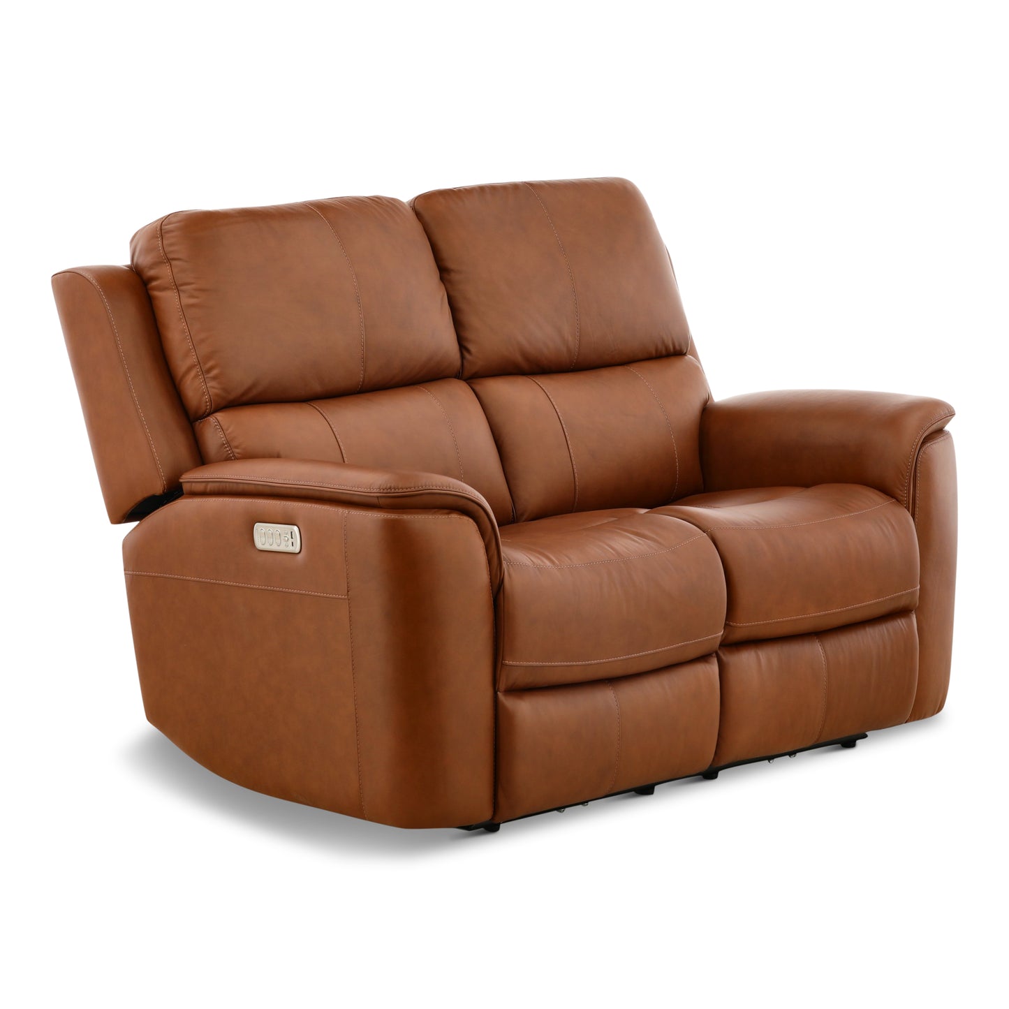 Flexsteel Karson Leather Power Reclining Loveseat