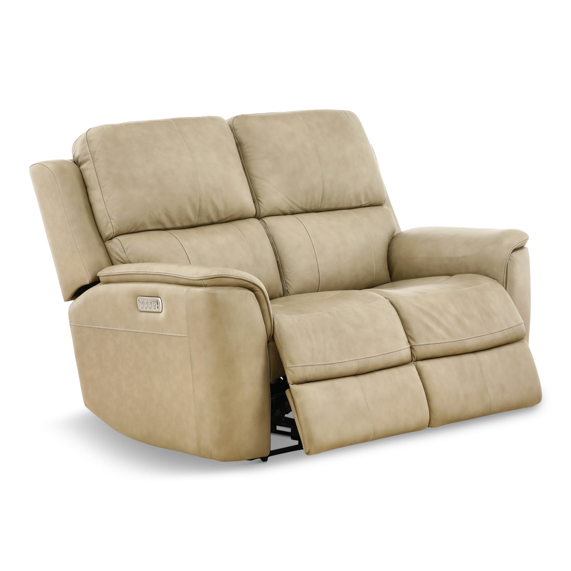 Flexsteel Karson Leather Power Reclining Loveseat