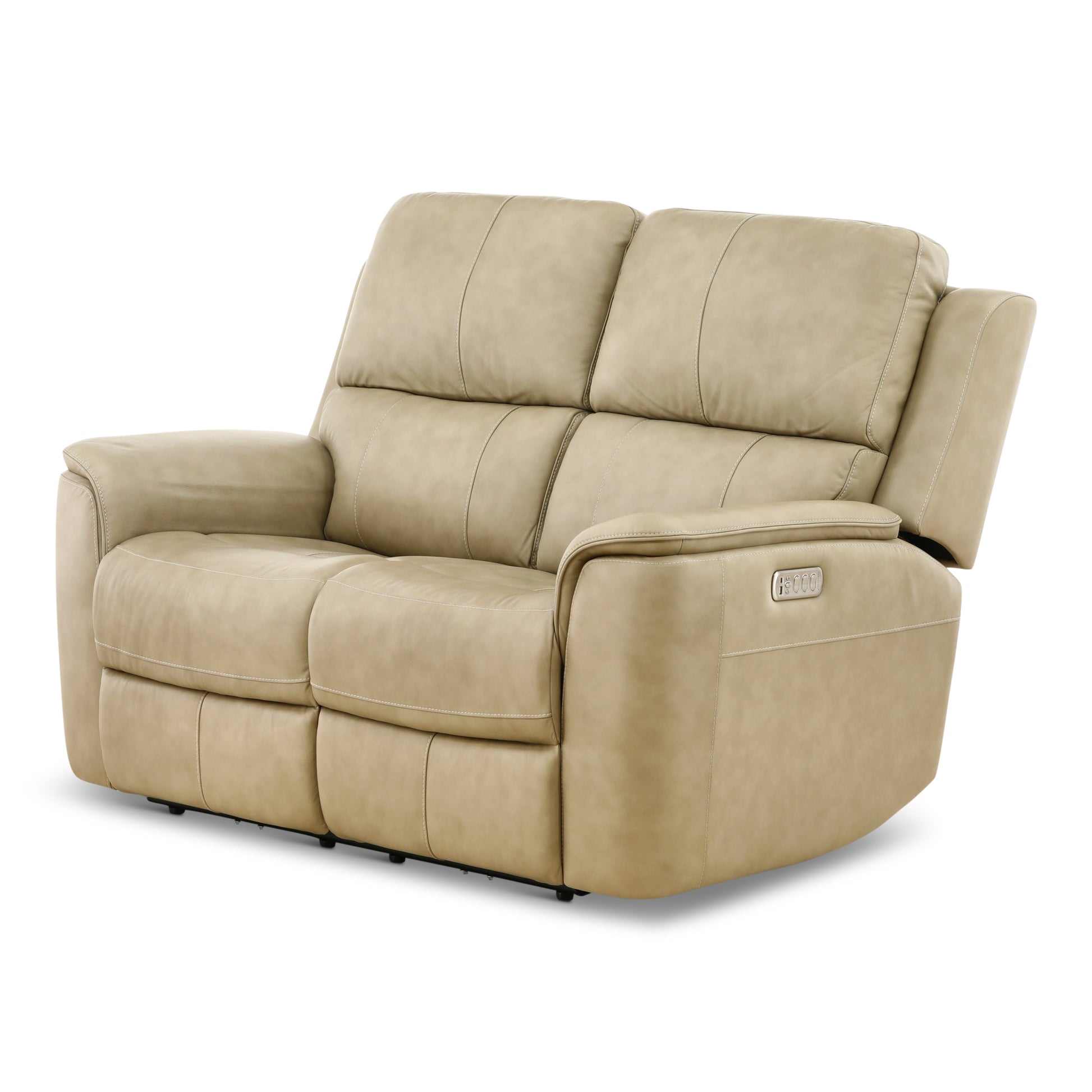 Flexsteel Karson Leather Power Reclining Loveseat