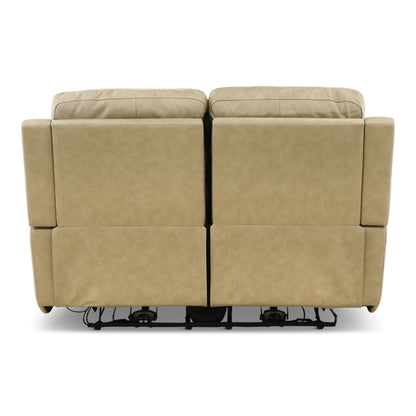 Flexsteel Karson Leather Power Reclining Loveseat