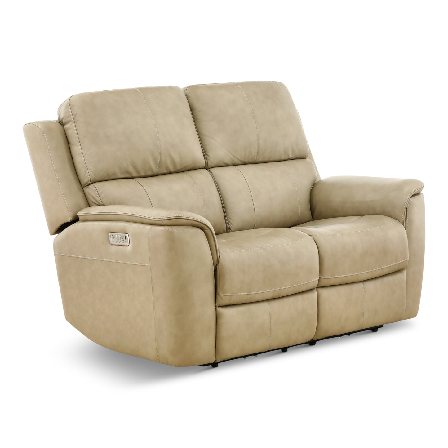 Flexsteel Karson Leather Power Reclining Loveseat