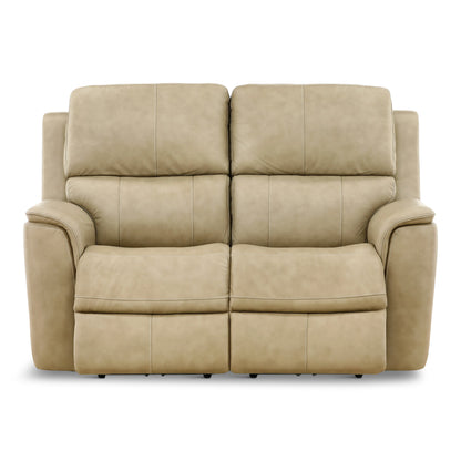 Flexsteel Karson Leather Power Reclining Loveseat
