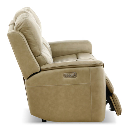 Flexsteel Karson Leather Power Reclining Sofa