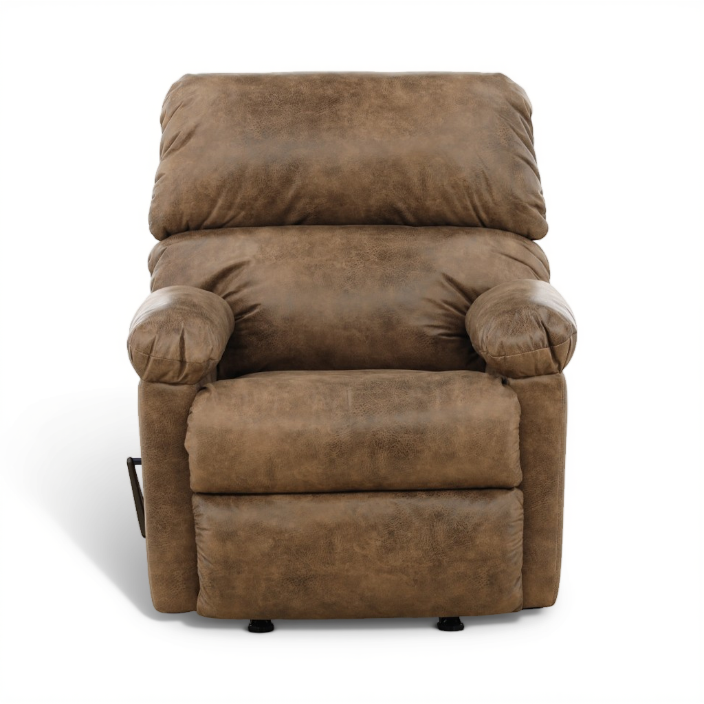 Beron Leather Rocker Recliner Tan