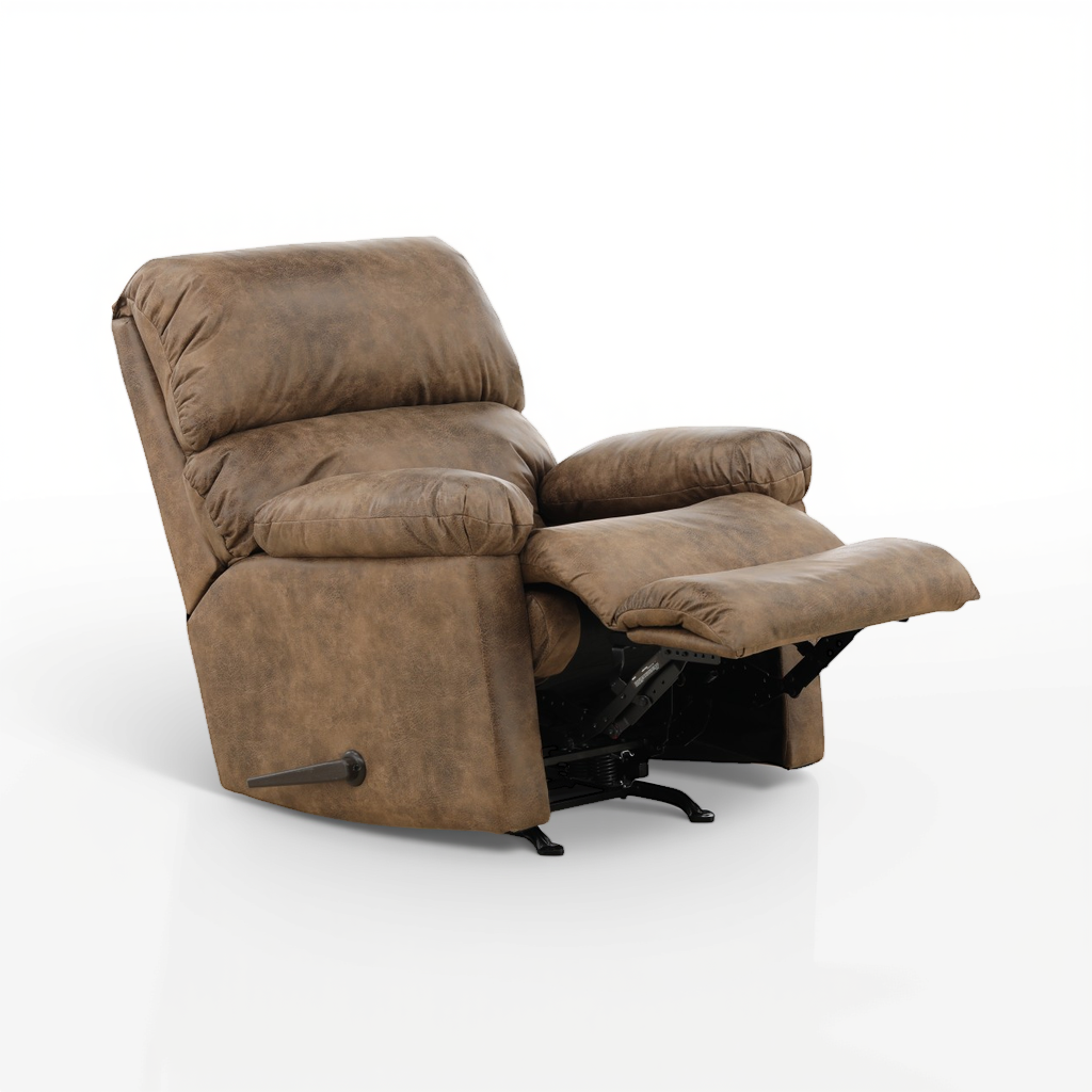Beron Leather Rocker Recliner