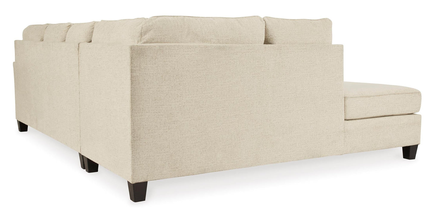 Abinger 2-Piece Natural Sleeper Sectional with Chaise