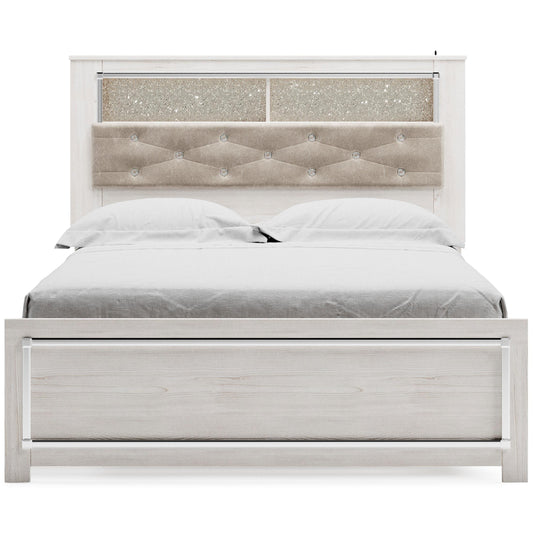 Altyra Queen Panel Bookcase Bed