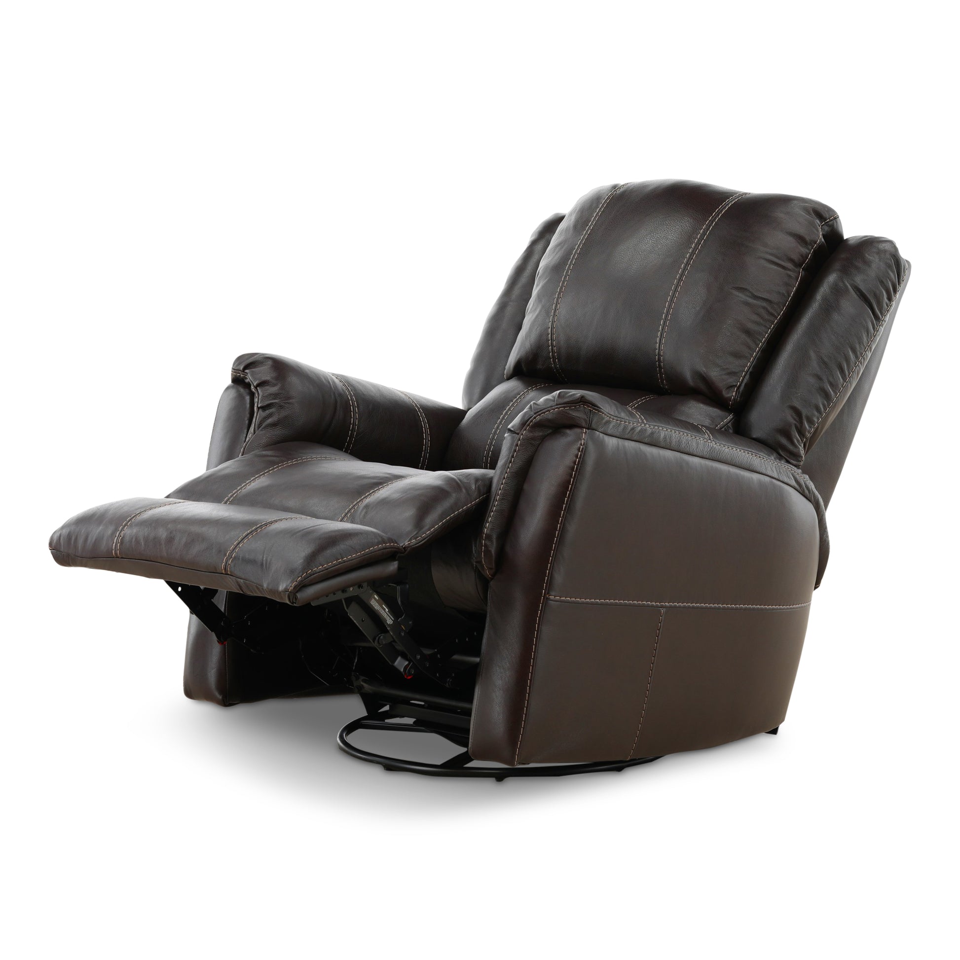 Delia Leather Swivel Glider Rocker Recliner