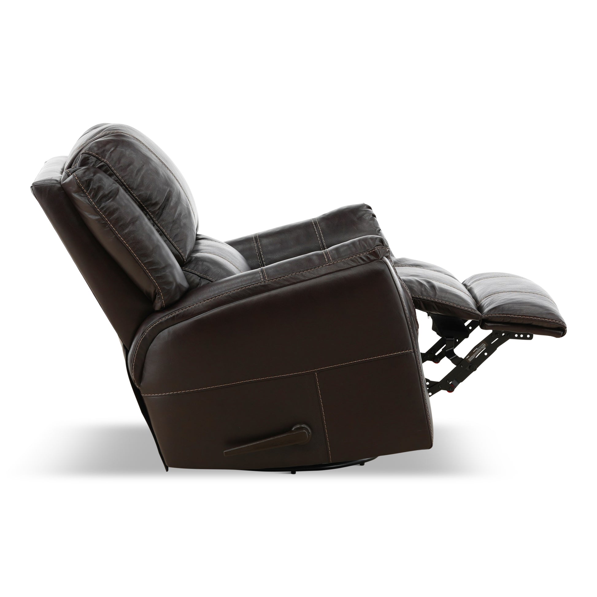 Delia Leather Swivel Glider Rocker Recliner