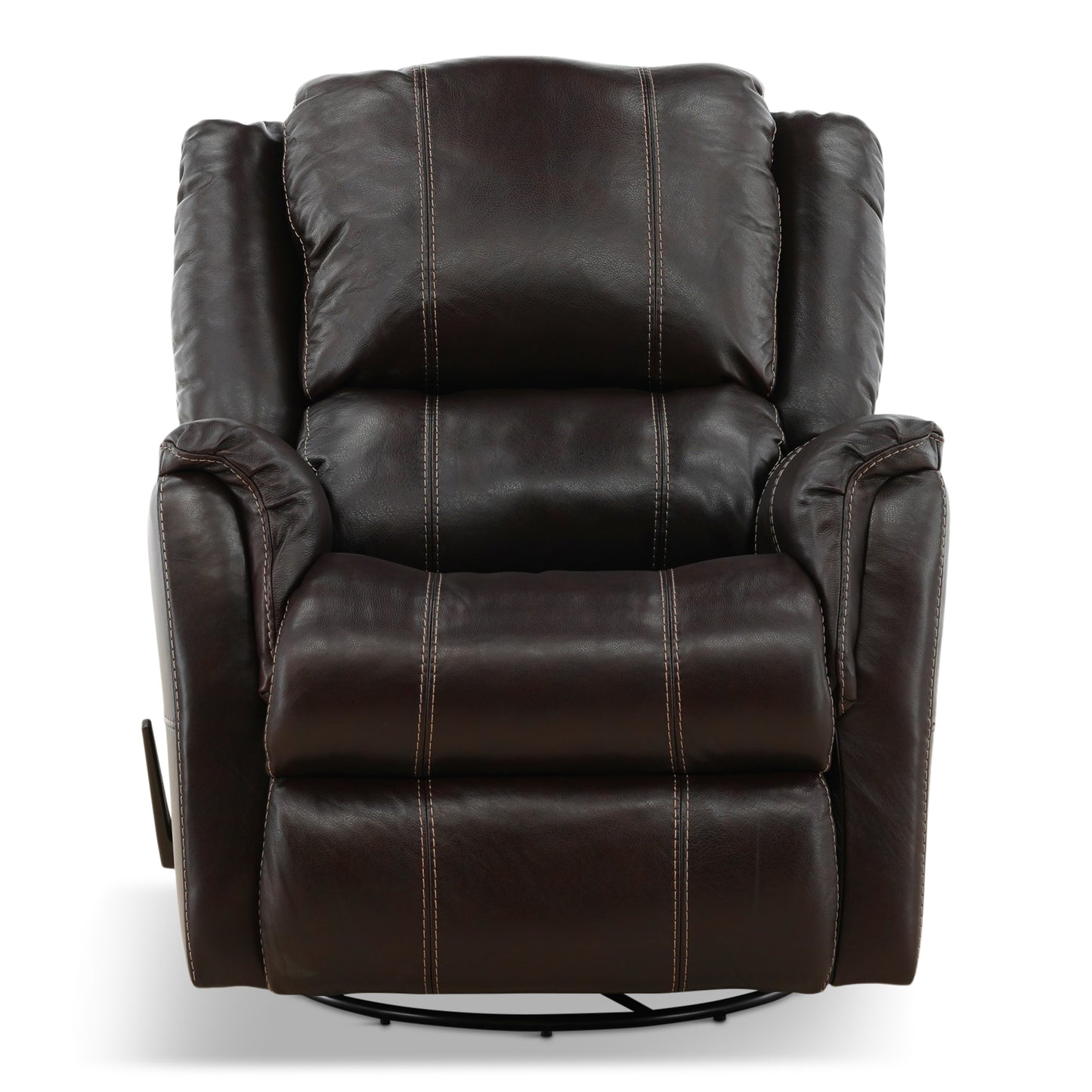 Delia Leather Swivel Glider Rocker Recliner