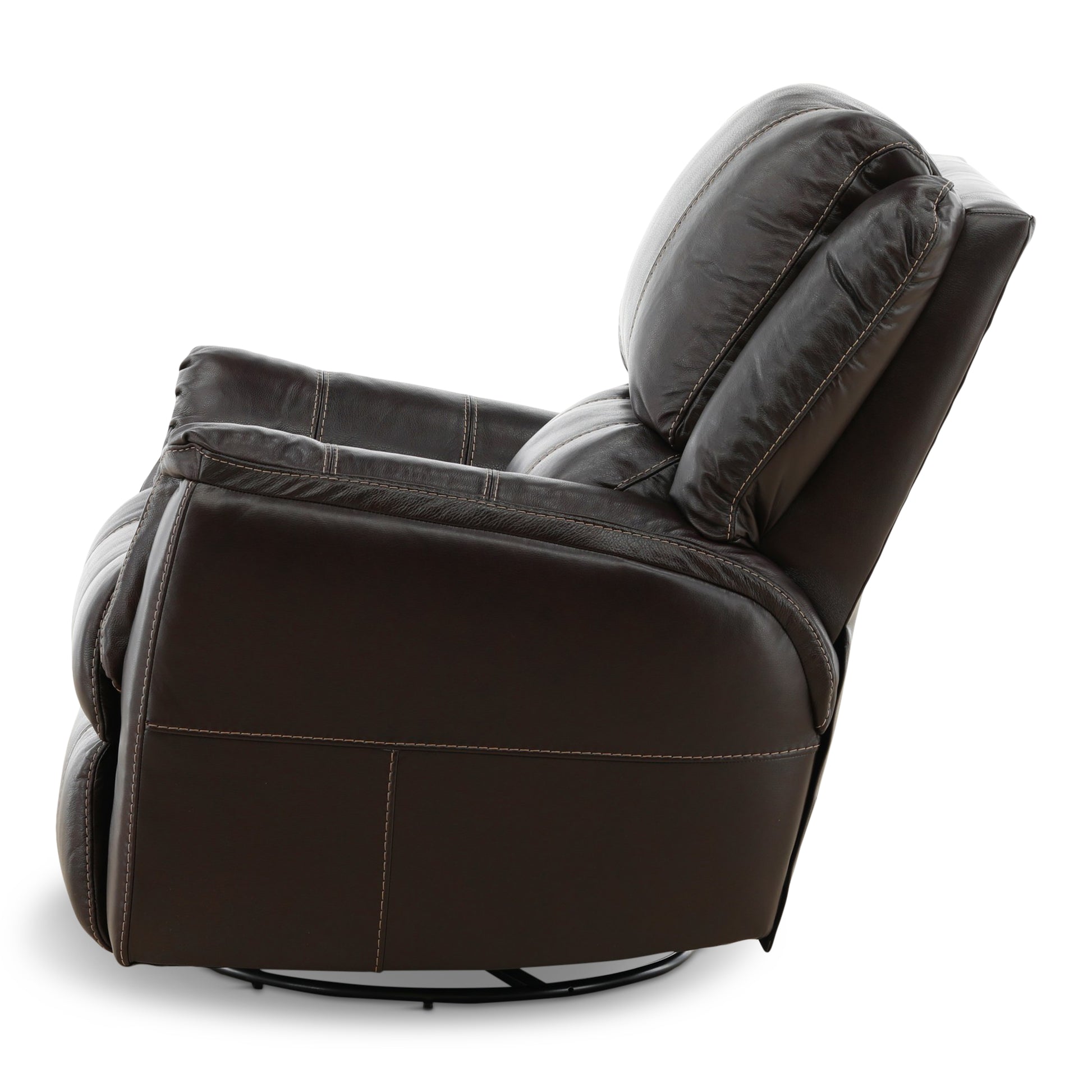 Delia Leather Swivel Glider Rocker Recliner