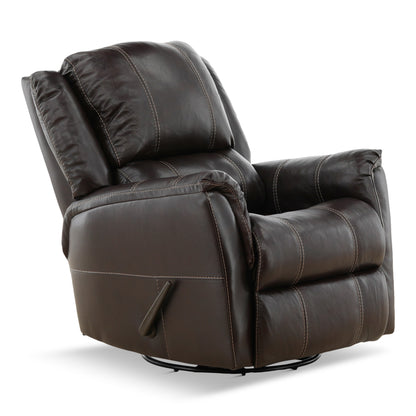 Delia Leather Swivel Glider Rocker Recliner