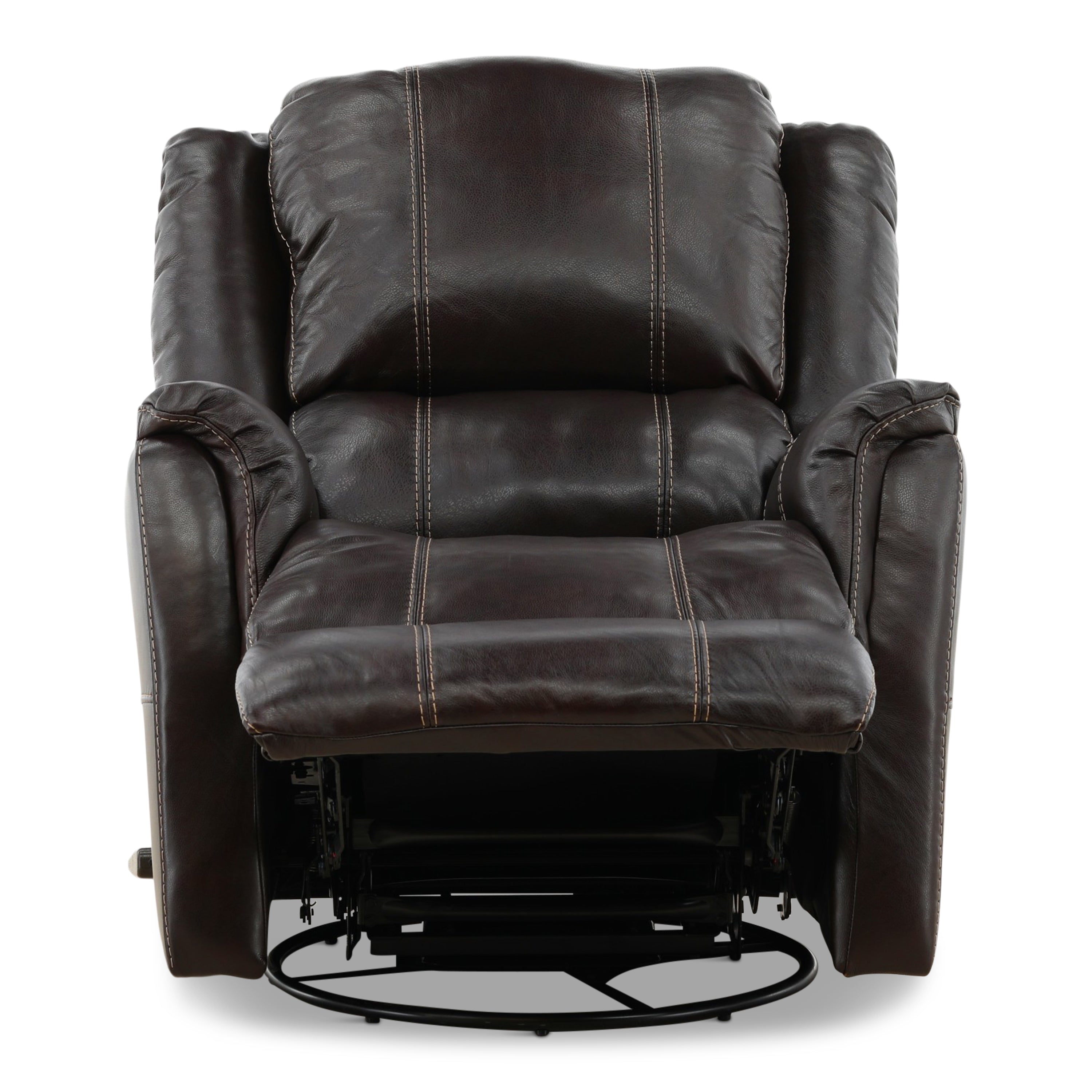 Delia Leather Swivel Glider Rocker Recliner – Levin Furniture