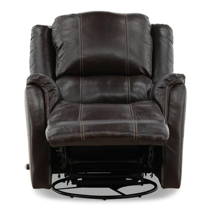 Delia Leather Swivel Glider Rocker Recliner