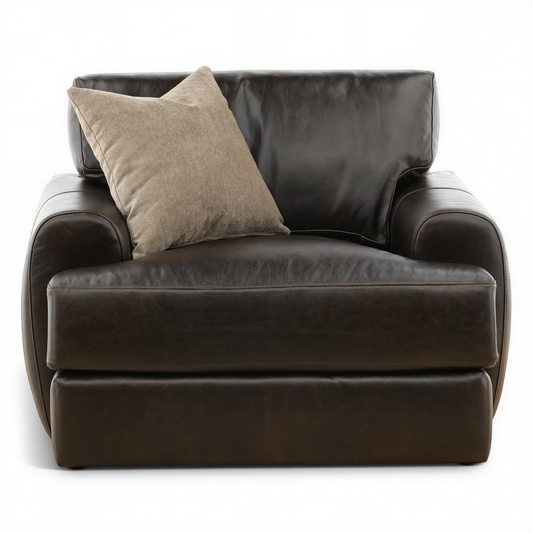 Cameron Leather Swivel Chair