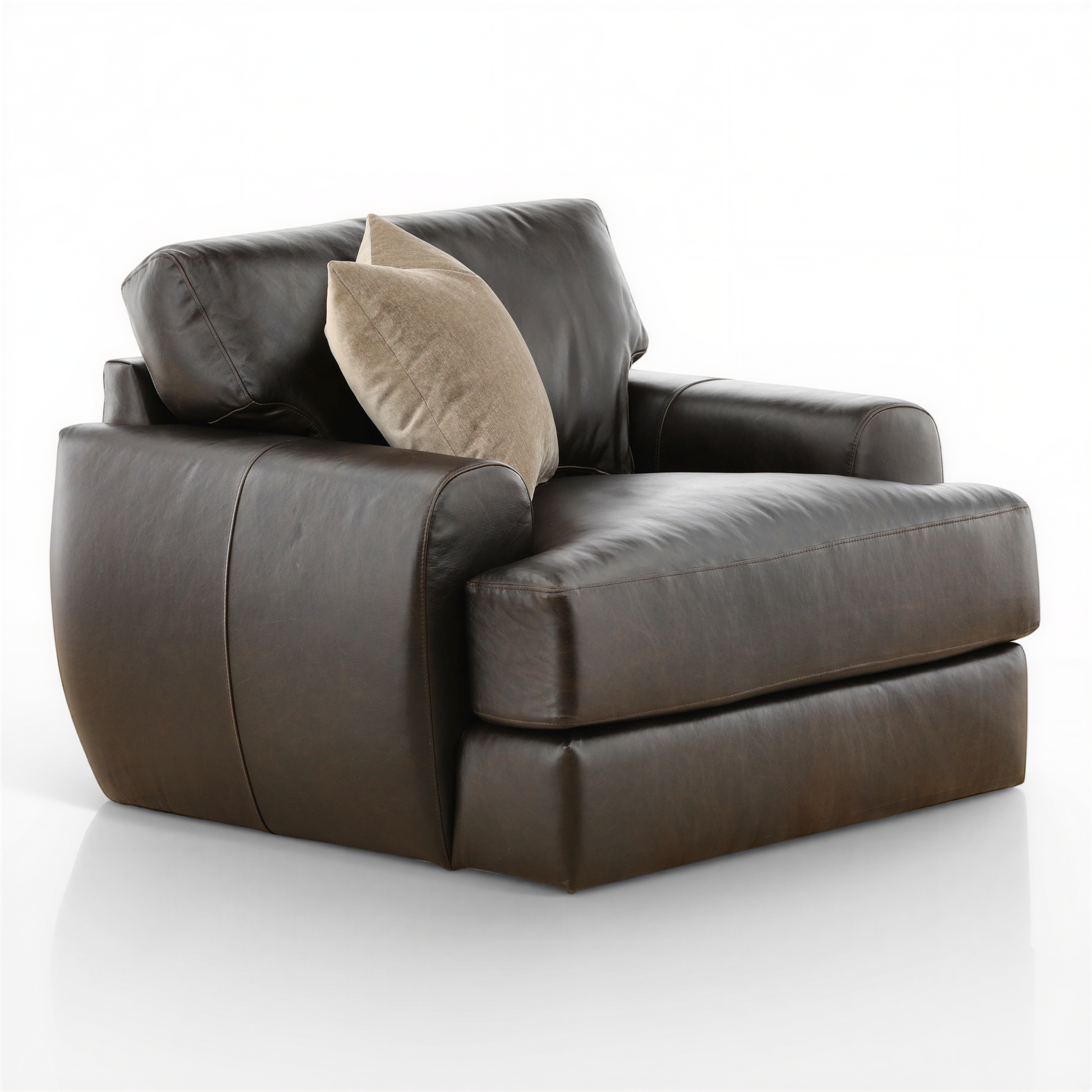 Cameron Leather Swivel Chair