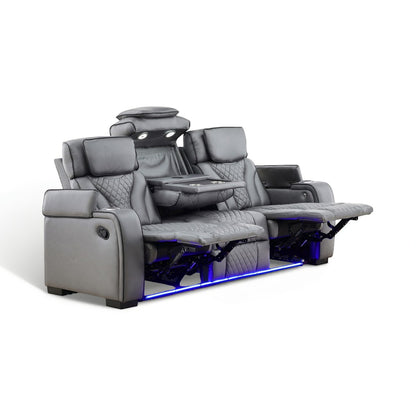 Morgan Reclining Sofa with Drop-Down Table