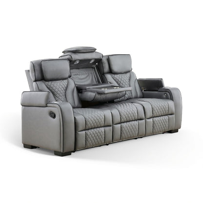 Morgan Reclining Sofa with Drop-Down Table