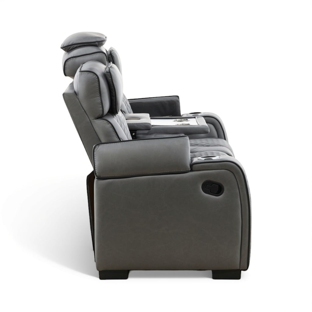 Morgan Reclining Sofa with Drop-Down Table
