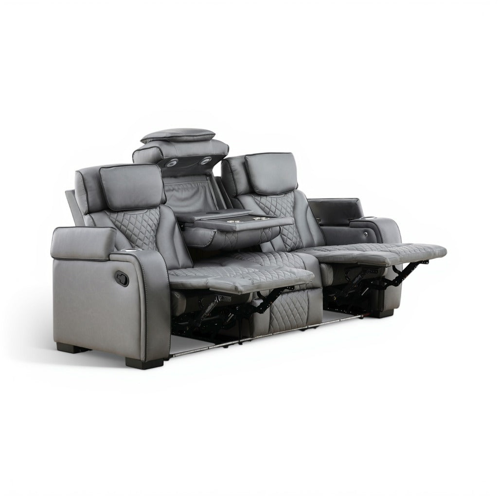 Morgan Reclining Sofa with Drop-Down Table