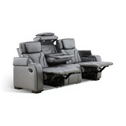 Morgan Reclining Sofa with Drop-Down Table