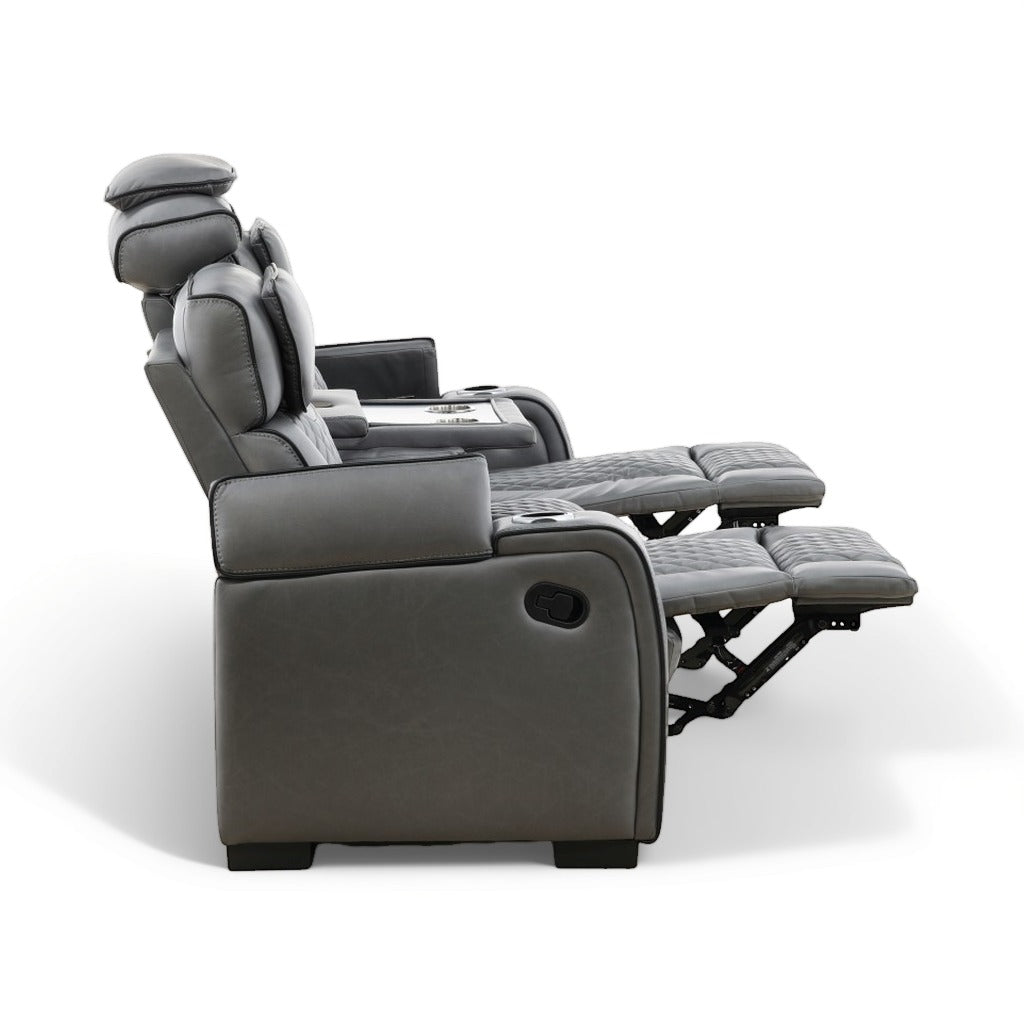 Morgan Reclining Sofa with Drop-Down Table