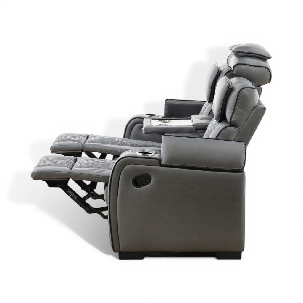 Morgan Reclining Sofa with Drop-Down Table