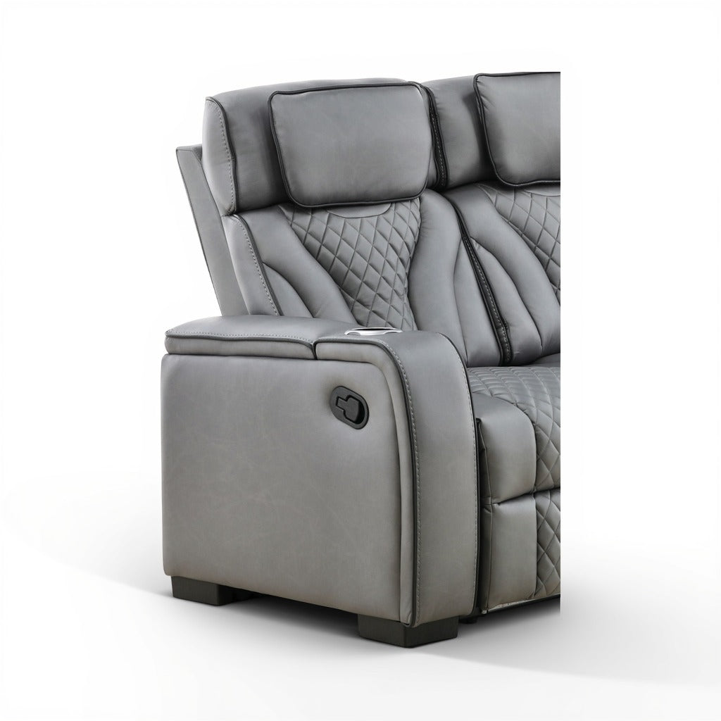 Morgan Reclining Sofa with Drop-Down Table
