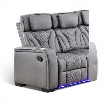 Morgan Reclining Sofa with Drop-Down Table