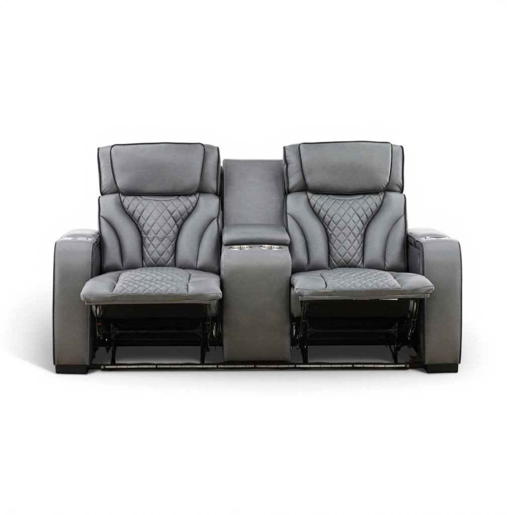 Reclining Loveseat W/ Console