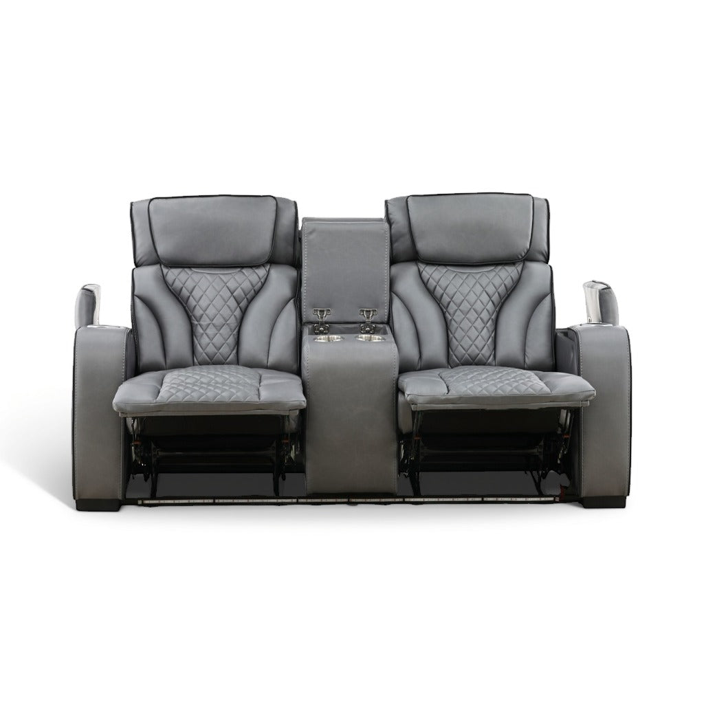 Reclining Loveseat W/ Console