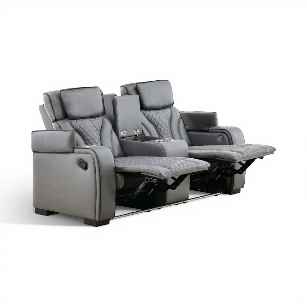 Reclining Loveseat W/ Console