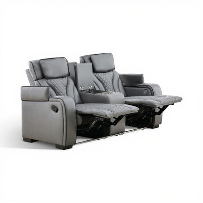 Reclining Loveseat W/ Console
