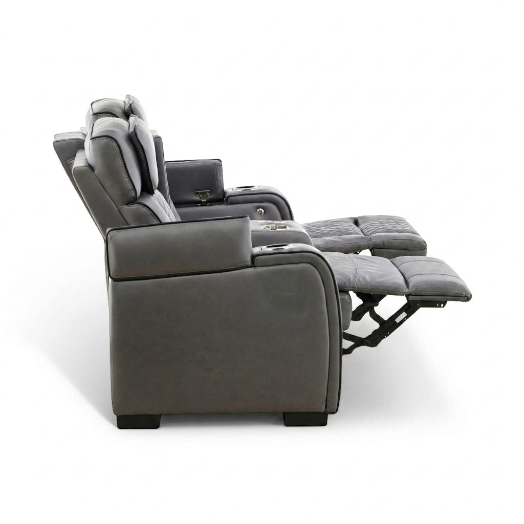 Reclining Loveseat W/ Console