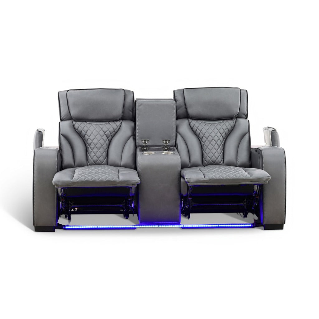 Reclining Loveseat W/ Console