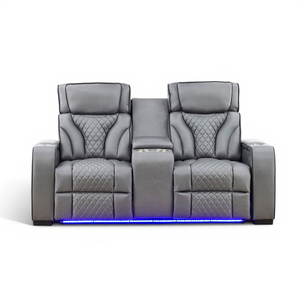 Reclining Loveseat W/ Console
