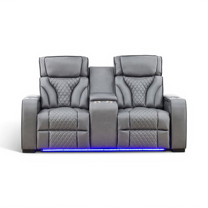 Reclining Loveseat W/ Console
