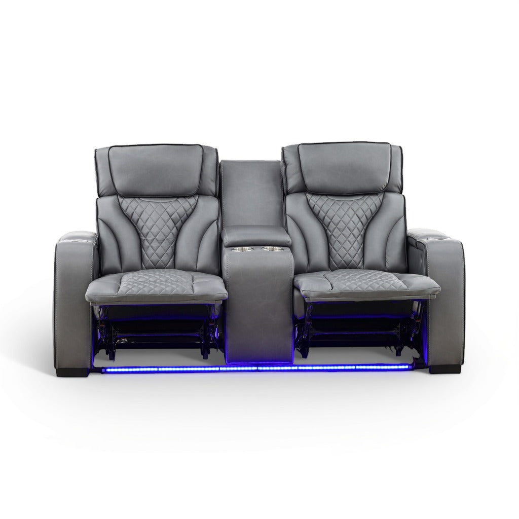 Reclining Loveseat W/ Console