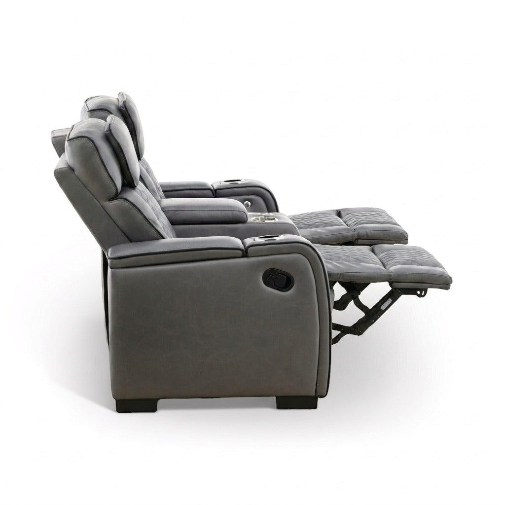 Reclining Loveseat W/ Console