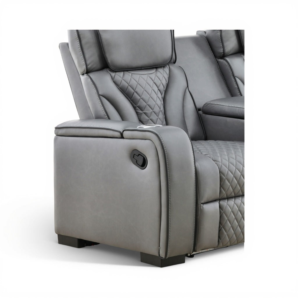 Reclining Loveseat W/ Console