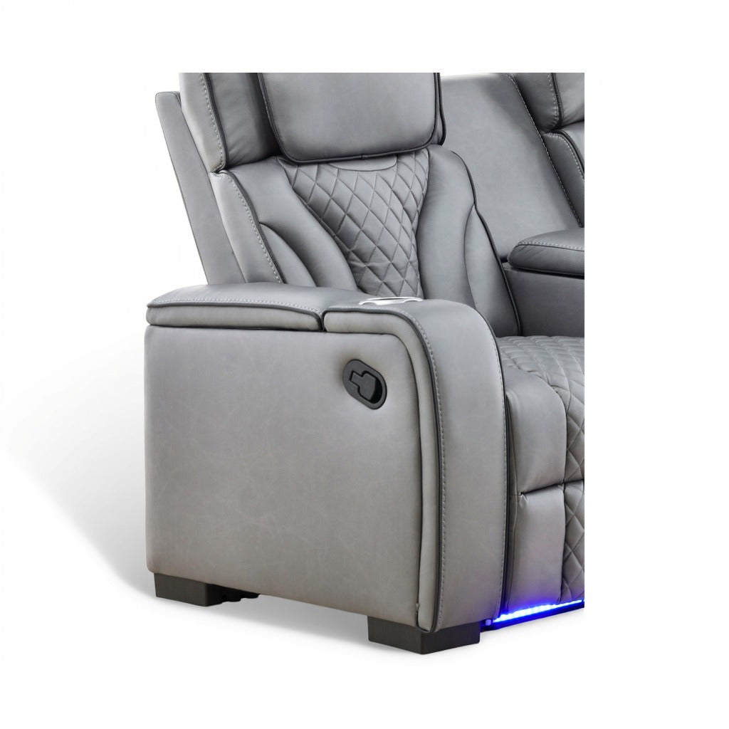 Reclining Loveseat W/ Console