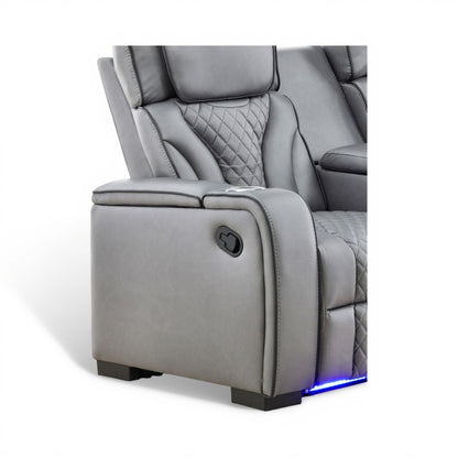 Reclining Loveseat W/ Console