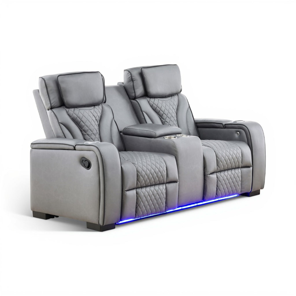 Reclining Loveseat W/ Console